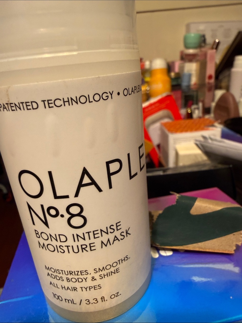 OLAPLEX No.8 Bond Intense Moisture Mask — White Bottle